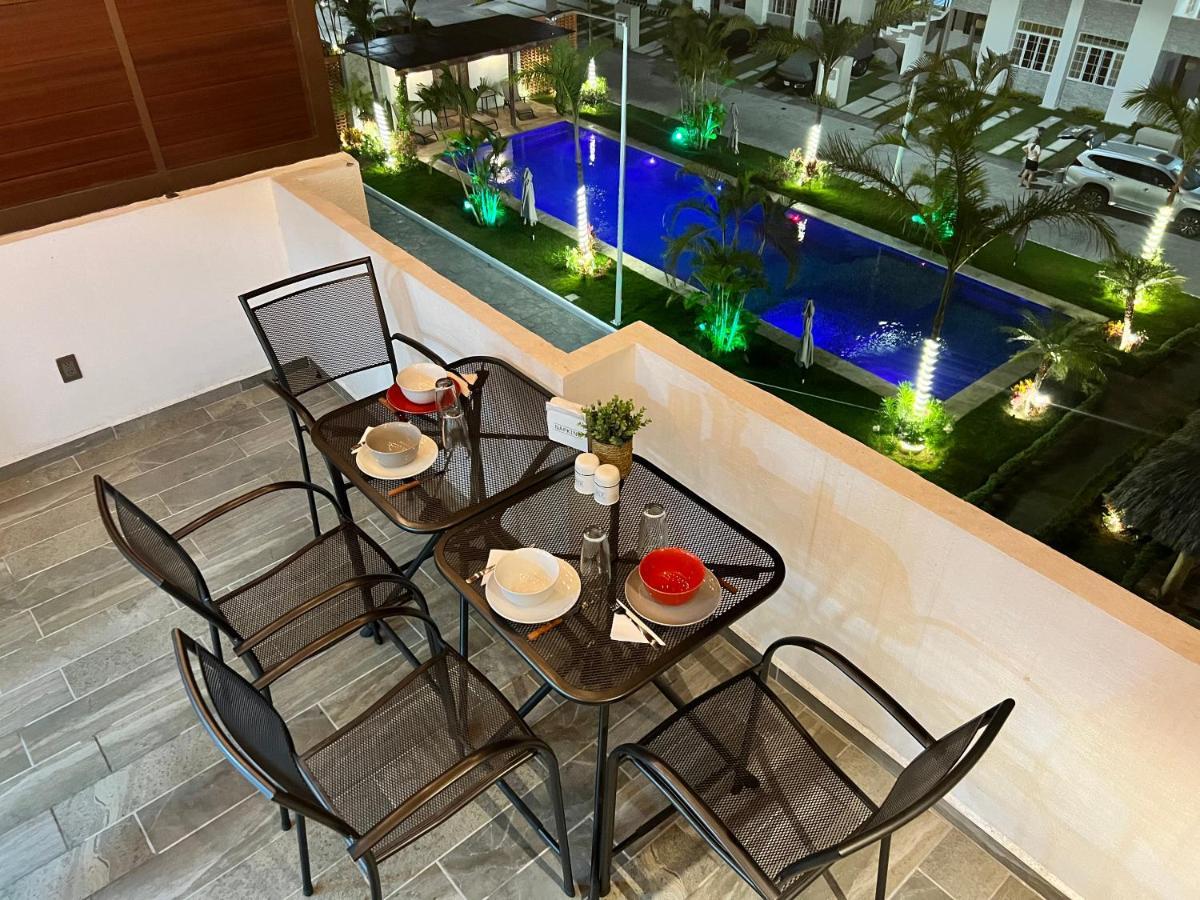 Penthouse Manzanillo Exclusivo Con Alberca Apartment Exterior foto