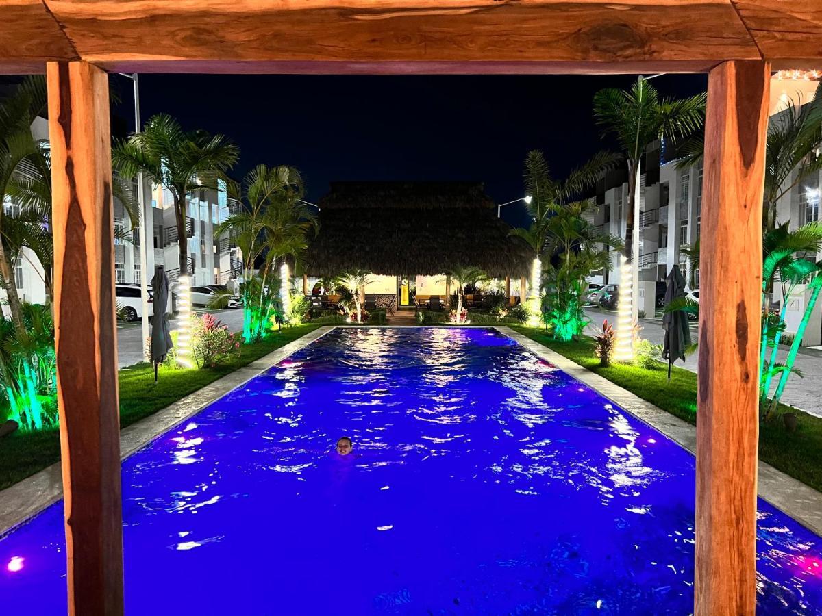 Penthouse Manzanillo Exclusivo Con Alberca Apartment Exterior foto