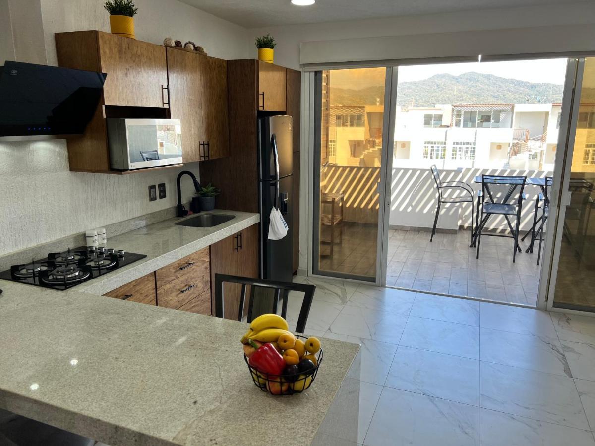 Penthouse Manzanillo Exclusivo Con Alberca Apartment Exterior foto