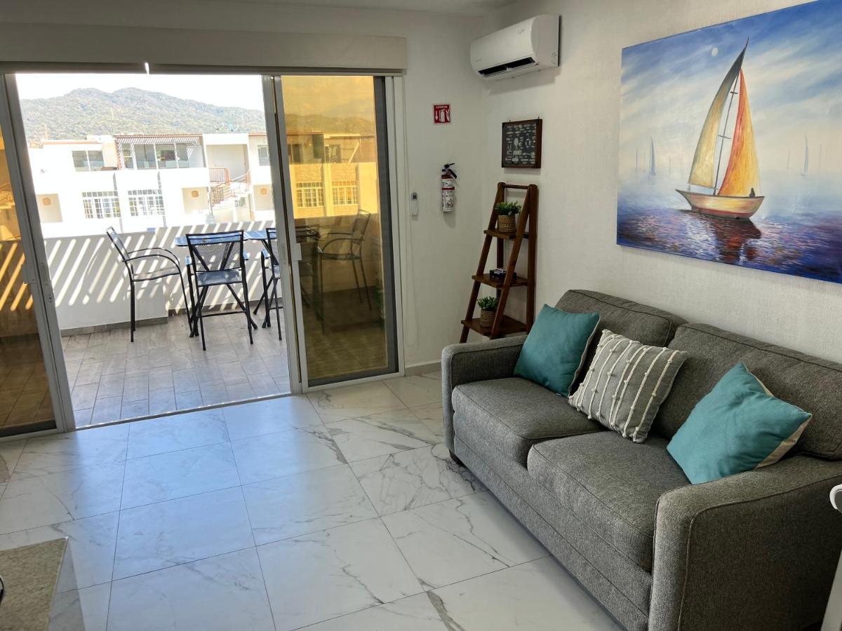 Penthouse Manzanillo Exclusivo Con Alberca Apartment Exterior foto